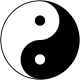 Yin-Yang als Symbol für Tao