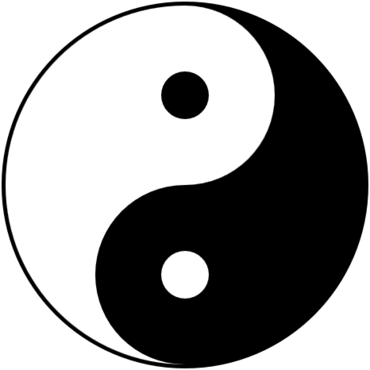 Yin-Yang als Symbol für Tao