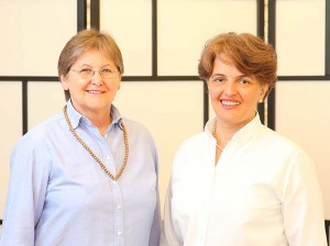 Mag. Claudia Dieckmann und Jana Thann im Institut für Energiearbeit