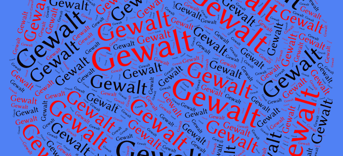 Wordcloud-Bild zum Artikel "Wide Gewalt" von Mag. Claudia Dieckmann