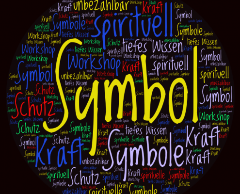 Wordcloud Bild zu einem Feedback zu Jana Thanns Seminar Spirituelle Symbole