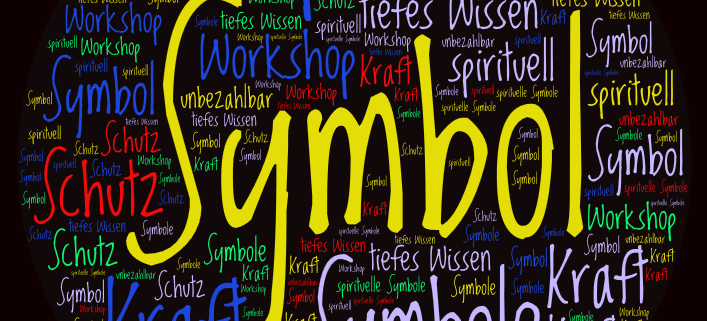 Wordcloud Bild zu einem Feedback zu Jana Thanns Seminar Spirituelle Symbole