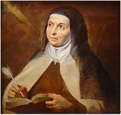 Bild von Teresa von Avila zu dem Gebet des älterwerdenden Menschen